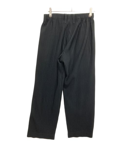 HOMME PLISSE ISSEY MIYAKE（オム プリッセ イッセイ ミヤケ）HOMME PLISSE ISSEY MIYAKE (オム プリッセ イッセイ ミヤケ) BASICS/プリーツパンツ ブラック サイズ:2の古着・服飾アイテム