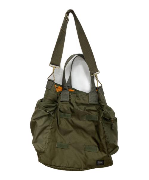 PORTER（ポーター）PORTER (ポーター) FORCE/2WAYトートバッグ グリーンの古着・服飾アイテム