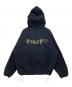 HUF (ハフ) eightynine HOODED JACKET ブラック サイズ:Ｍ：17000円