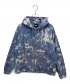 HUFハフ）の古着「GARDEN CENTER PIGMENT DYED CANVAS JACKET」｜ブルー