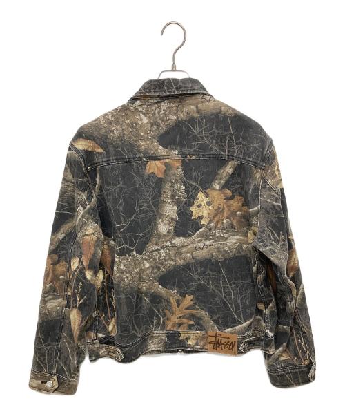 stussy（ステューシー）stussy (ステューシー) Realtree Edge Zip Work Jacket ブラウン サイズ:Mの古着・服飾アイテム