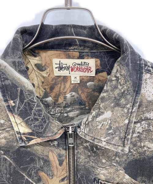 stussy（ステューシー）stussy (ステューシー) Realtree Edge Zip Work Jacket ブラウン サイズ:Mの古着・服飾アイテム