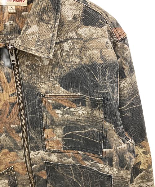 stussy（ステューシー）stussy (ステューシー) Realtree Edge Zip Work Jacket ブラウン サイズ:Mの古着・服飾アイテム