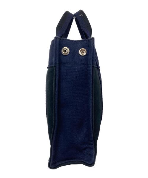 HERMES（エルメス）HERMES (エルメス) フールトゥPM/トートバッグ ブラック×ネイビーの古着・服飾アイテム