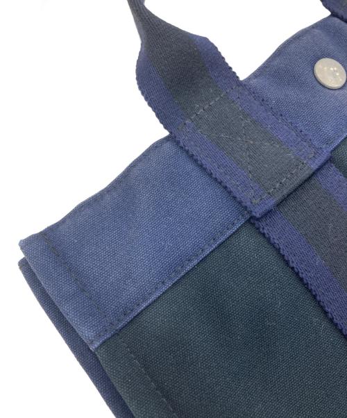 HERMES（エルメス）HERMES (エルメス) フールトゥPM/トートバッグ ブラック×ネイビーの古着・服飾アイテム