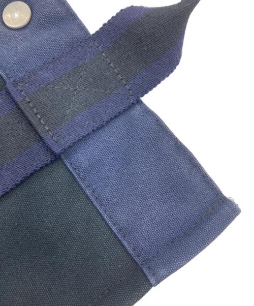 HERMES（エルメス）HERMES (エルメス) フールトゥPM/トートバッグ ブラック×ネイビーの古着・服飾アイテム