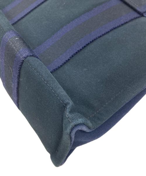 HERMES（エルメス）HERMES (エルメス) フールトゥPM/トートバッグ ブラック×ネイビーの古着・服飾アイテム