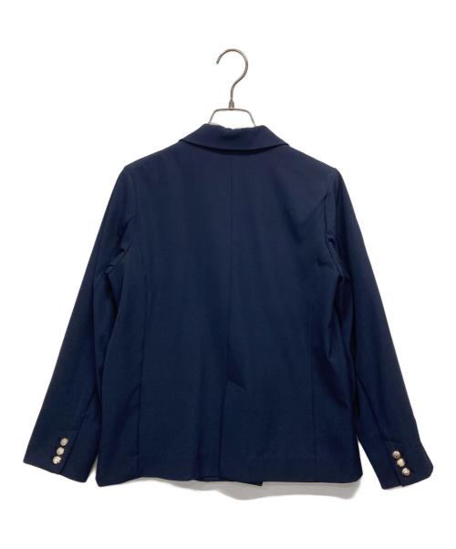 COHINA（コヒナ）COHINA (コヒナ) ゴールドボタンダブルジャケット ネイビー サイズ:FREEの古着・服飾アイテム