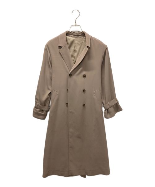 COHINA（コヒナ）COHINA (コヒナ) ベーシックとろみトレンチコート ベージュ サイズ:Mの古着・服飾アイテム