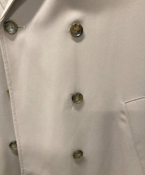 COHINA（コヒナ）COHINA (コヒナ) ベーシックとろみトレンチコート ベージュ サイズ:Mの古着・服飾アイテム