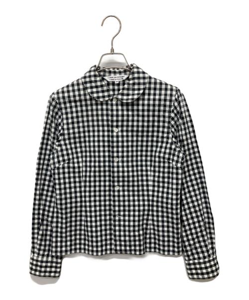 COMME des GARCONS COMME des GARCONS（コムデギャルソン コムデギャルソン）COMME des GARCONS COMME des GARCONS (コムデギャルソン コムデギャルソン) ギンガムチェックシャツ ブラック サイズ:xsの古着・服飾アイテム
