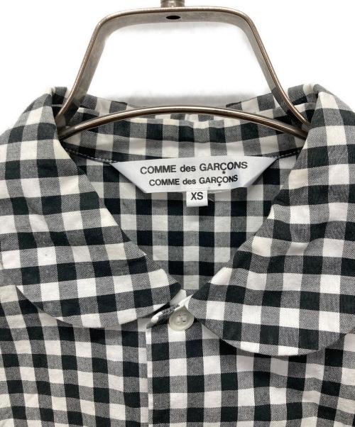 COMME des GARCONS COMME des GARCONS（コムデギャルソン コムデギャルソン）COMME des GARCONS COMME des GARCONS (コムデギャルソン コムデギャルソン) ギンガムチェックシャツ ブラック サイズ:xsの古着・服飾アイテム