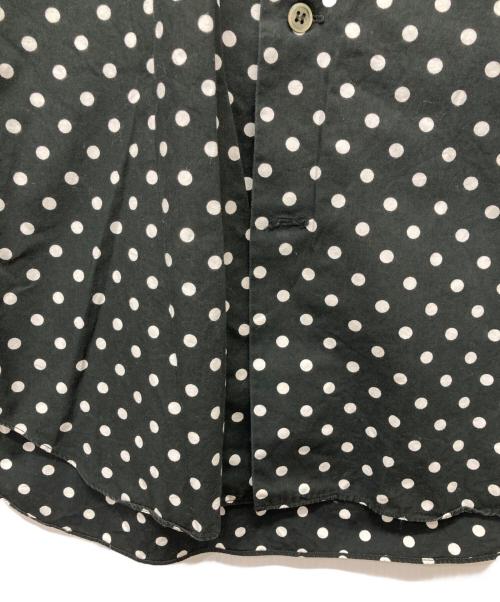 BLACK COMME des GARCONS（ブラックコムデギャルソン）BLACK COMME des GARCONS (ブラックコムデギャルソン) 丸襟ドットシャツ ブラック サイズ:xsの古着・服飾アイテム