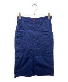 COMME des GARCONS JUNYA WATANABE MAN（コム デ ギャルソン ジュンヤ ワタナベ マン）の古着「ミリタリーコットンスカート」｜ネイビー