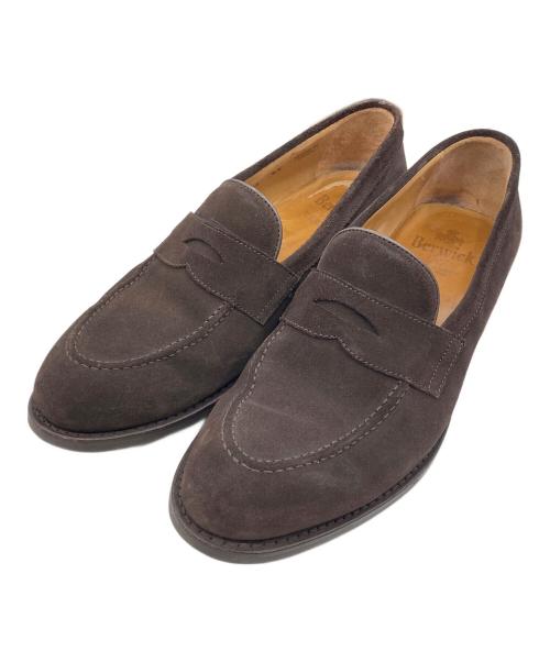 berwick（バーウィック）berwick (バーウィック) スエードローファー ブラウン サイズ:3 1/4の古着・服飾アイテム