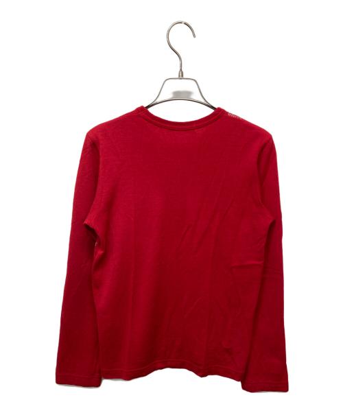 COMME des GARCONS（コムデギャルソン）COMME des GARCONS (コムデギャルソン) 00’s総柄長袖カットソー レッド サイズ:表記無しの古着・服飾アイテム