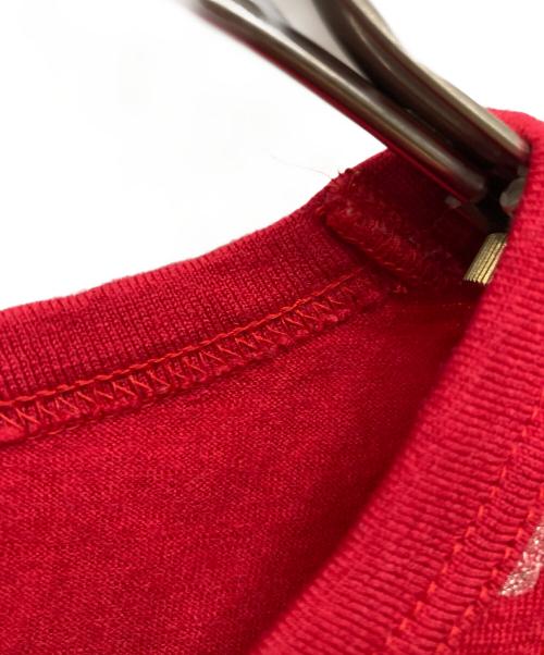 COMME des GARCONS（コムデギャルソン）COMME des GARCONS (コムデギャルソン) 00’s総柄長袖カットソー レッド サイズ:表記無しの古着・服飾アイテム