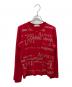 COMME des GARCONS（コムデギャルソン）の古着「00’s総柄長袖カットソー」｜レッド