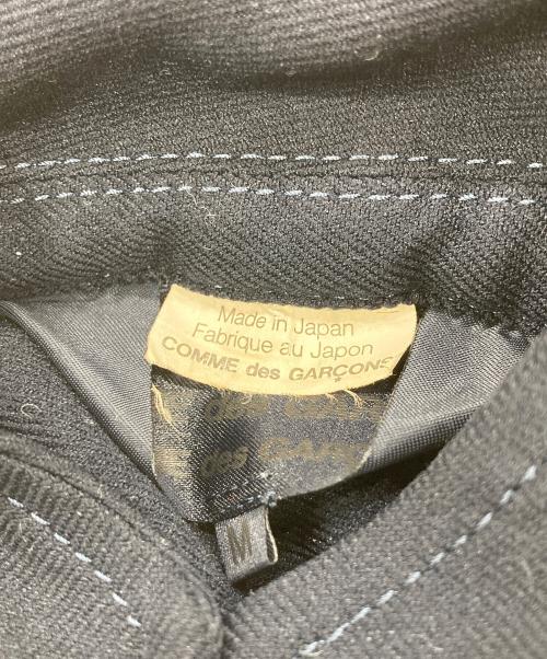 COMME des GARCONS COMME des GARCONS（コムデギャルソン コムデギャルソン）COMME des GARCONS COMME des GARCONS (コムデギャルソン コムデギャルソン) ポリ縮絨スタンドカラーコート ネイビー サイズ:Ⅿの古着・服飾アイテム