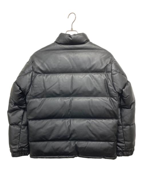 Psycho Bunny（サイコ バニー）Psycho Bunny (サイコ バニー) レザーダウンジャケット ブラック サイズ:Sの古着・服飾アイテム