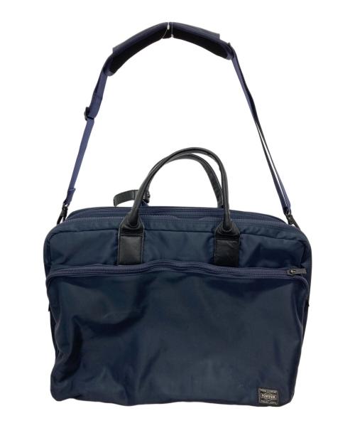 PORTER（ポーター）PORTER (ポーター) TIME 3WAYブリーフケース ネイビーの古着・服飾アイテム