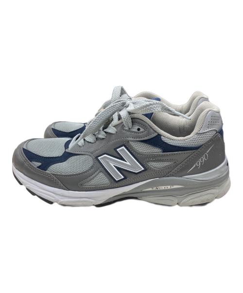 NEW BALANCE（ニューバランス）NEW BALANCE (ニューバランス) 990 V3 グレー サイズ:US91/2/UK9/EU43/CM27.5の古着・服飾アイテム