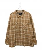PENDLETONペンドルトン）の古着「BOARD SHIRT/開襟チェックシャツ」｜ブラウン
