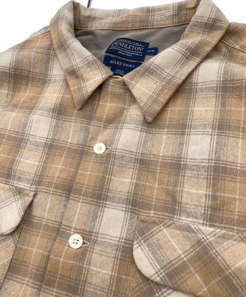 PENDLETON（ペンドルトン）PENDLETON (ペンドルトン) BOARD SHIRT/開襟チェックシャツ ブラウン サイズ:3XLの古着・服飾アイテム