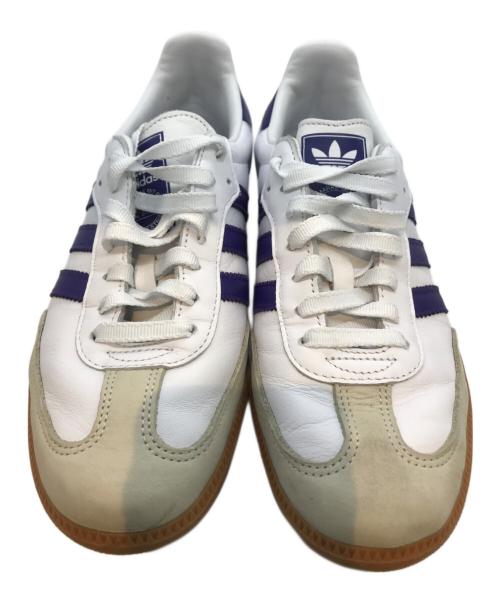 adidas（アディダス）adidas (アディダス) Samba OG IF6514 ホワイト×パープル サイズ:27の古着・服飾アイテム