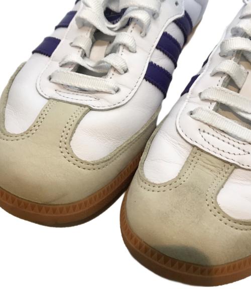 adidas（アディダス）adidas (アディダス) Samba OG IF6514 ホワイト×パープル サイズ:27の古着・服飾アイテム
