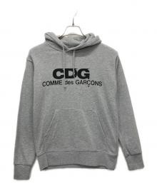 CDG（シーディージー）の古着「ロゴプルオーバーパーカー」｜グレー