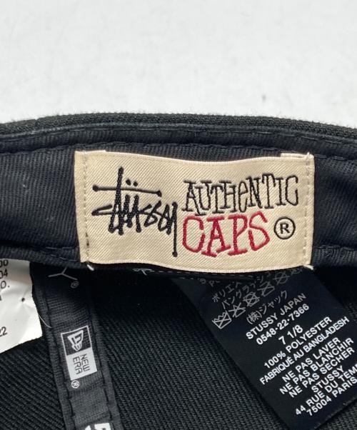 New Era（ニューエラ）New Era (ニューエラ) stussy (ステューシー) キャップ ブラック サイズ:7　1/8の古着・服飾アイテム