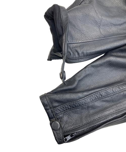 HARLEY-DAVIDSON（ハーレーダビッドソン）HARLEY-DAVIDSON (ハーレーダビッドソン) レーシングレザージャケット ブラック サイズ:Lの古着・服飾アイテム