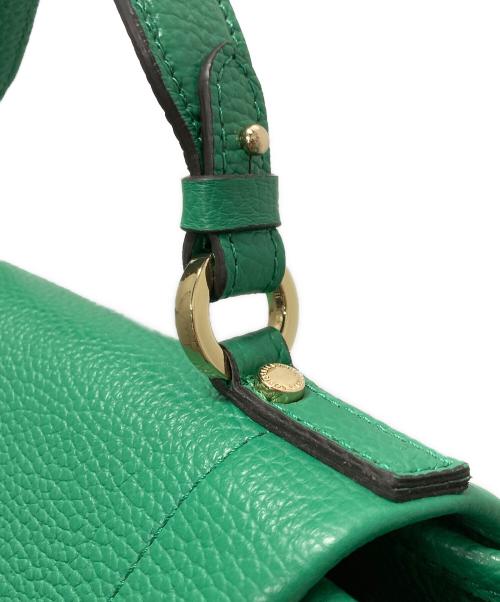 LORISTELLA（ロリステッラ）LORISTELLA (ロリステッラ) レザーコンビカゴバッグ グリーンの古着・服飾アイテム