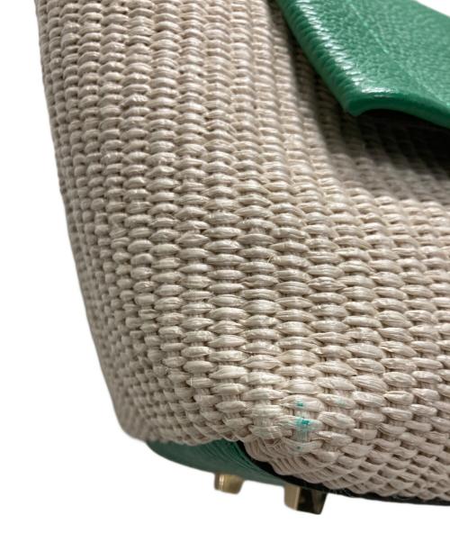 LORISTELLA（ロリステッラ）LORISTELLA (ロリステッラ) レザーコンビカゴバッグ グリーンの古着・服飾アイテム