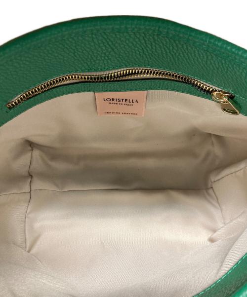 LORISTELLA（ロリステッラ）LORISTELLA (ロリステッラ) レザーコンビカゴバッグ グリーンの古着・服飾アイテム