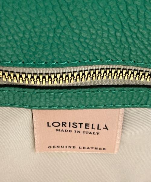 LORISTELLA（ロリステッラ）LORISTELLA (ロリステッラ) レザーコンビカゴバッグ グリーンの古着・服飾アイテム