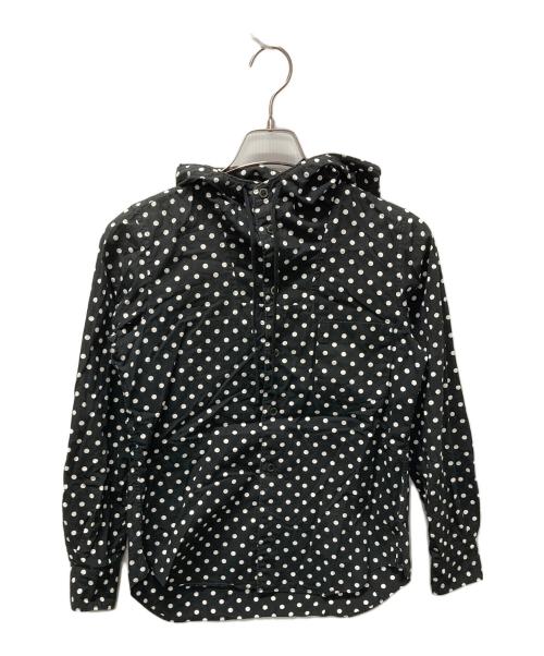 BLACK COMME des GARCONS（ブラックコムデギャルソン）BLACK COMME des GARCONS (ブラックコムデギャルソン) ドットフードシャツ ブラック サイズ:XSの古着・服飾アイテム