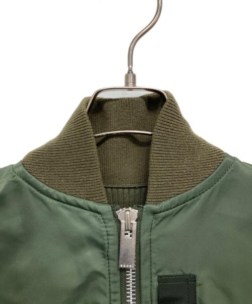 sacai（サカイ）sacai (サカイ) Nylon Twill Blouson カーキ サイズ:1の古着・服飾アイテム