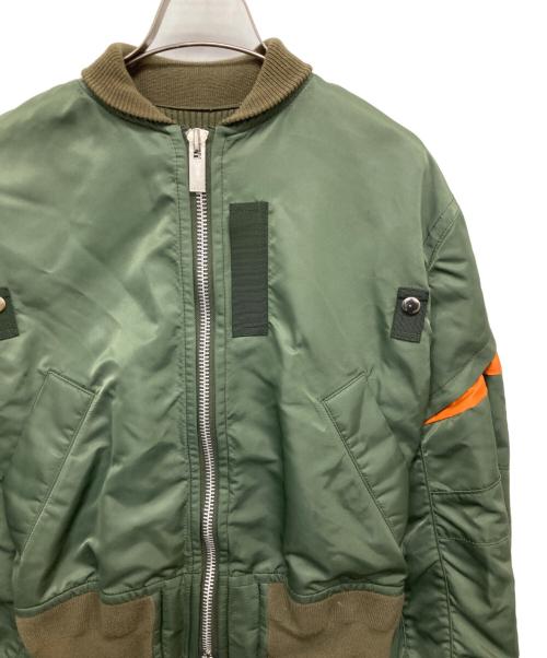 sacai（サカイ）sacai (サカイ) Nylon Twill Blouson カーキ サイズ:1の古着・服飾アイテム