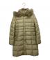 INDIVI（インディヴィ）の古着「撥水ロングダウンコート」｜カーキ