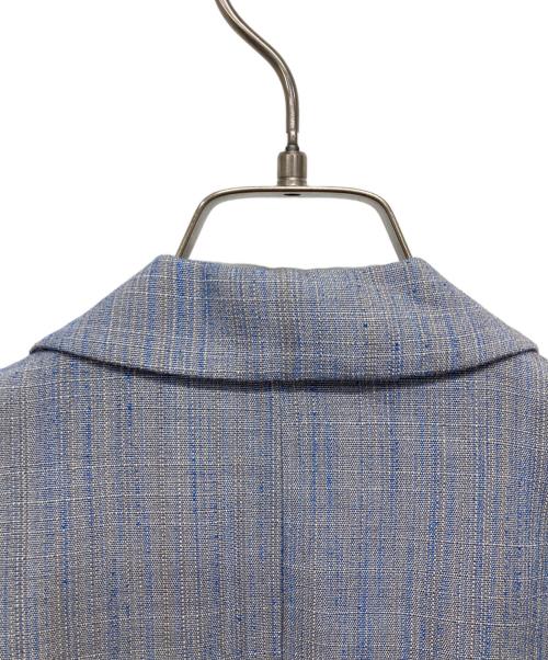 ROKSANDA（ロクサンダ）ROKSANDA (ロクサンダ) テーラードジャケット ブルー×グレー サイズ:6の古着・服飾アイテム