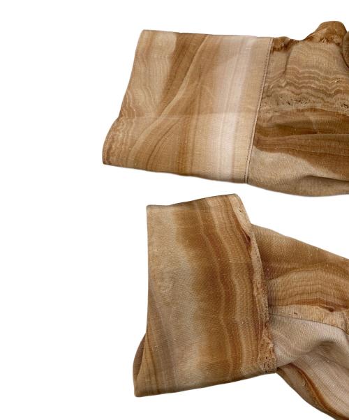 AKIRA NAKA（アキラナカ）AKIRA NAKA (アキラナカ) Marble tiered dress BR ブラウン サイズ:1の古着・服飾アイテム