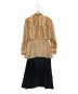 AKIRA NAKA (アキラナカ) Marble tiered dress BR ブラウン サイズ:1：15000円