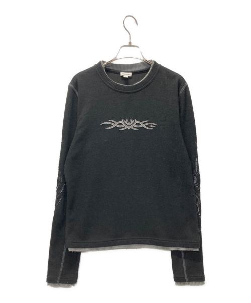 Jaded London（ジェイデッドロンドン）Jaded London (ジェイデッドロンドン) 長袖カットソー ブラック サイズ:Sの古着・服飾アイテム