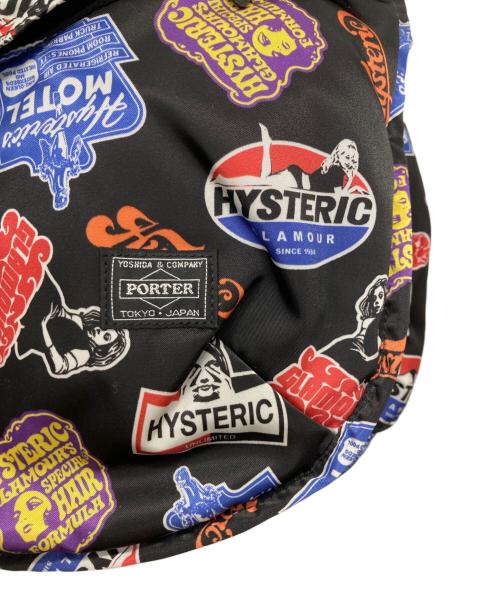 Hysteric Glamour（ヒステリックグラマー）Hysteric Glamour (ヒステリックグラマー) PORTER (ポーター) メッセンジャーバッグ ブラックの古着・服飾アイテム