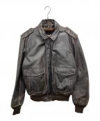 Schottショット）の古着「A-2ボアライナー付レザージャケット」｜ブラウン