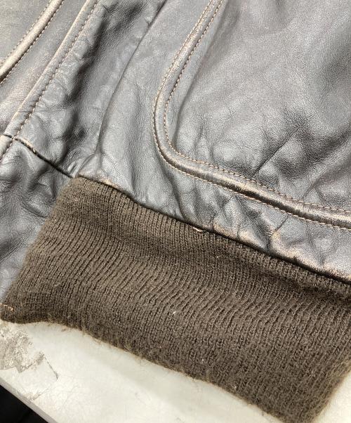 Schott（ショット）Schott (ショット) A-2ボアライナー付レザージャケット ブラウン サイズ:40の古着・服飾アイテム