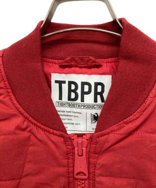 TIGHTBOOTH PRODUCTION（タイトブースプロダクション）TIGHTBOOTH PRODUCTION (タイトブースプロダクション) T QUILTING JKT レッド サイズ:Lの古着・服飾アイテム