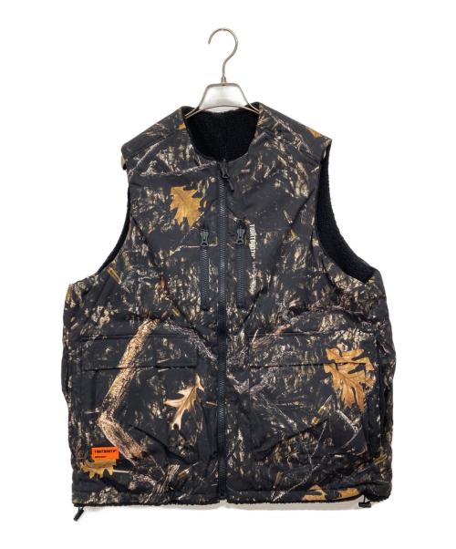 TIGHTBOOTH PRODUCTION（タイトブースプロダクション）TIGHTBOOTH PRODUCTION (タイトブースプロダクション) BULLET CAMO REVERSIBLE VEST ブラック サイズ:L 未使用品の古着・服飾アイテム